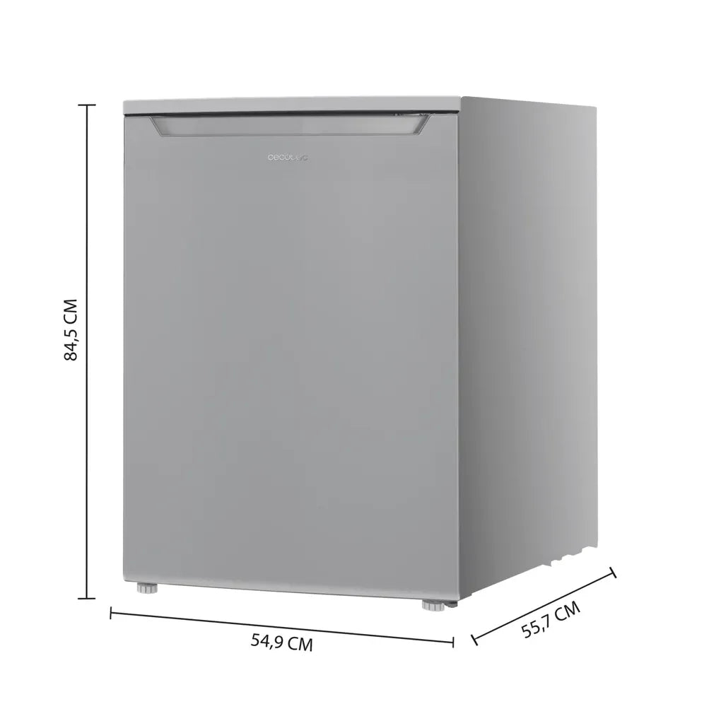 Mini Frigorífico Inox 107L: Compacto, Silencioso y Eficiente Energéticamente de Cecotec