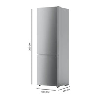 Frigorífico Bolero Combi 356L Glass Grey D: Eficiencia y Tecnología Avanzada de Cecotec