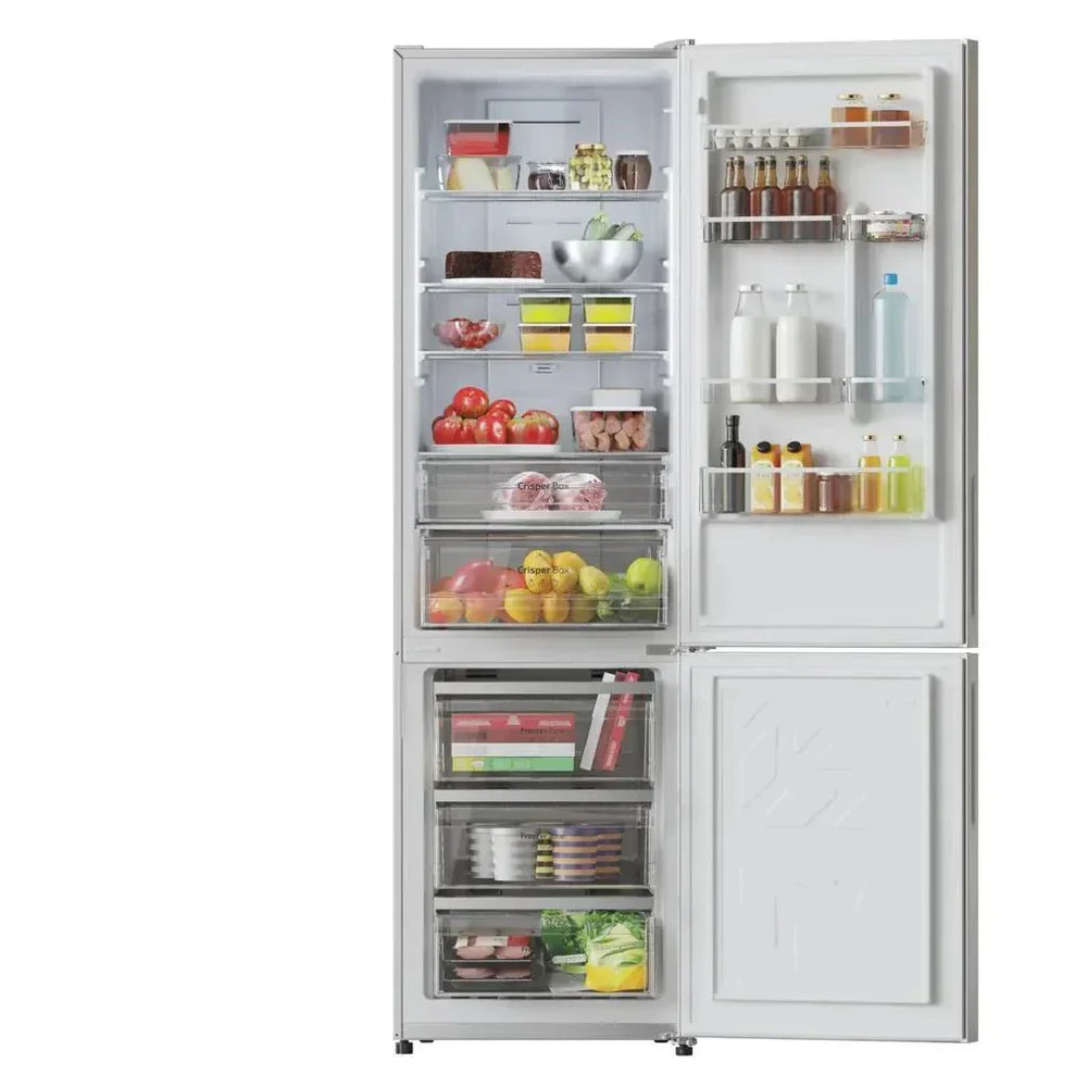 Frigorífico Bolero Combi 356L Glass Grey D: Eficiencia y Tecnología Avanzada de Cecotec