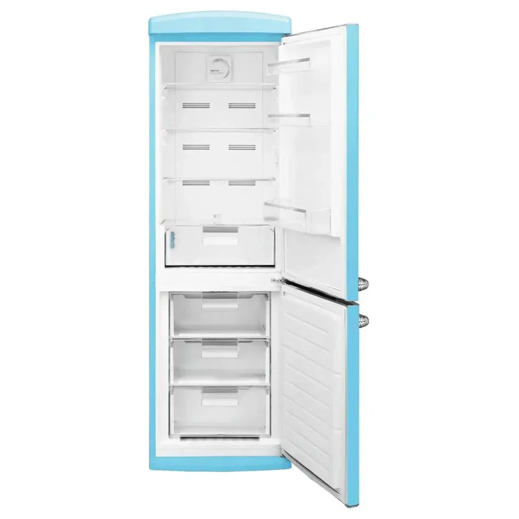 Frigorífico Retro 294L Azul, No Frost, Multi Cooling, Clase E, Ahorro Energético de Cecotec
