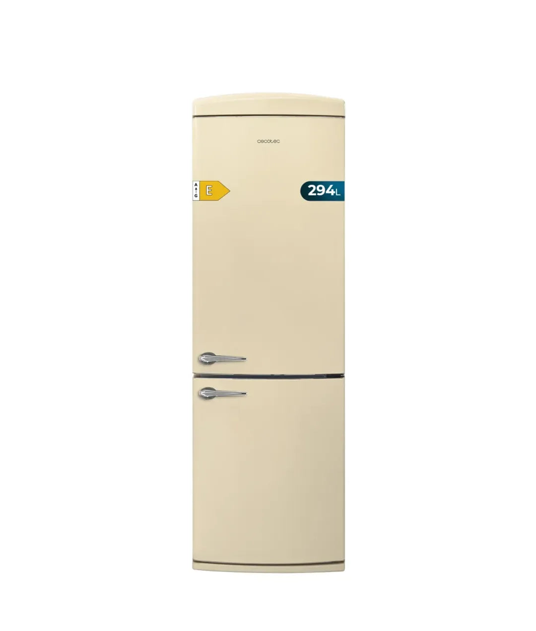 Frigorífico Retro Beige 294L: Eficiencia Energética y Tecnología Avanzada de Cecotec