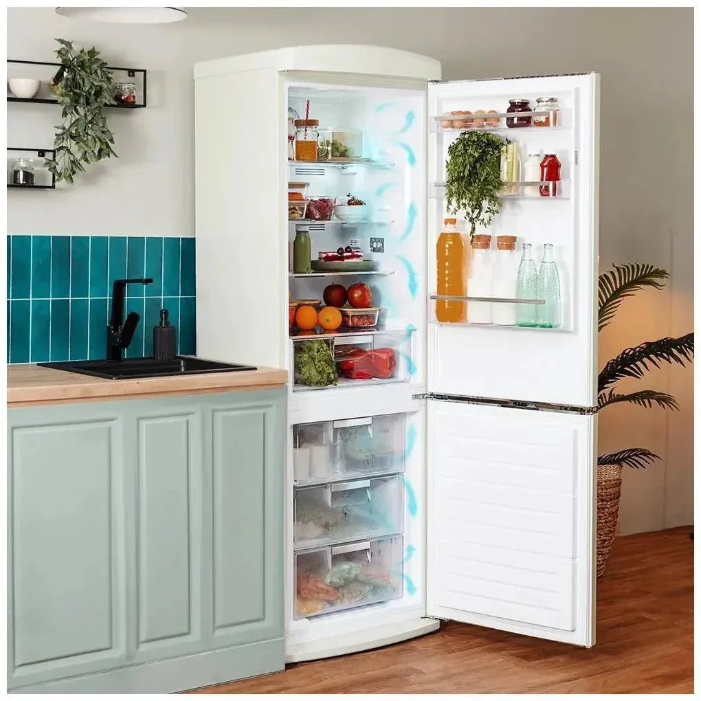 Frigorífico Retro Beige 294L: Eficiencia Energética y Tecnología Avanzada de Cecotec