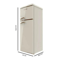 Frigorífico Retro 215L Beige E: Estilo, Eficiencia y Elegancia en tu Cocina de Cecotec