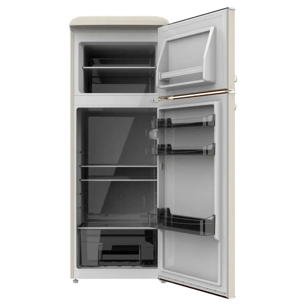 Frigorífico Retro 215L Beige E: Estilo, Eficiencia y Elegancia en tu Cocina de Cecotec