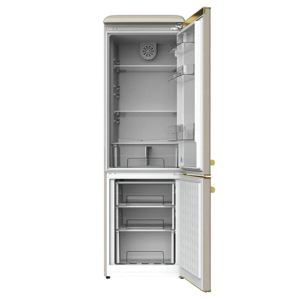 Frigorífico Retro 300L Beige E: Estilo, Eficiencia y Funcionalidad Avanzada de Cecotec