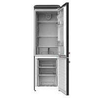 Frigorífico Retro 300L Negro, Clase E, Diseño Elegante y Eficiente Energéticamente de Cecotec