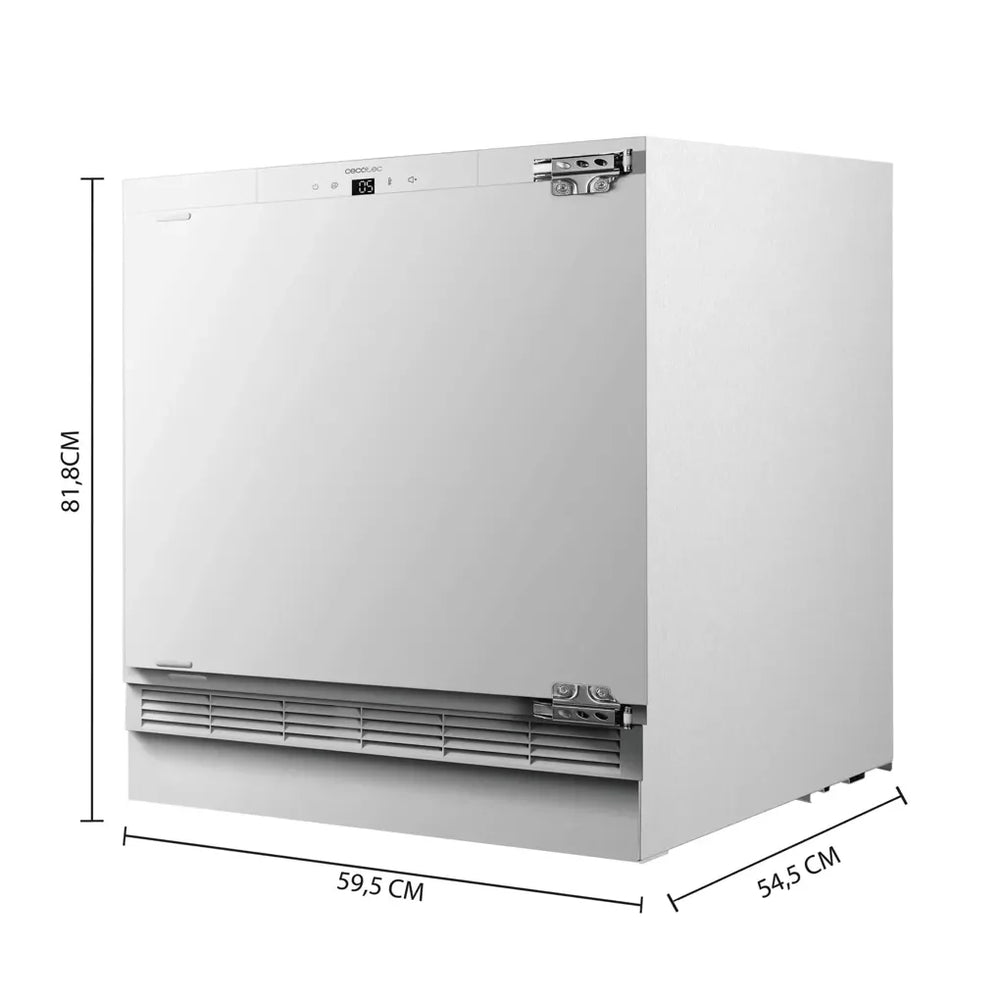 Mini Frigorífico Integrable 138L con Fast Cooling y Clase E - Silencioso y Eficiente de Cecotec
