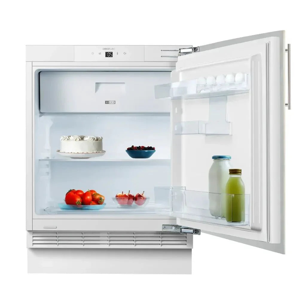 Frigorífico Integrable 121L Clase E con Fast Freezing y Puerta Reversible de Cecotec
