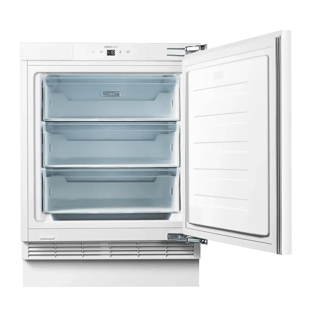 Mini Congelador Integrable 101L con Fast Freezing y Display Táctil de Cecotec