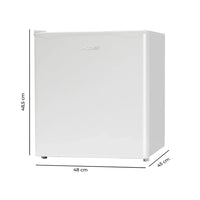 Mini Frigorífico Blanco 46L con Puerta Reversible y Eficiencia Energética E de Cecotec