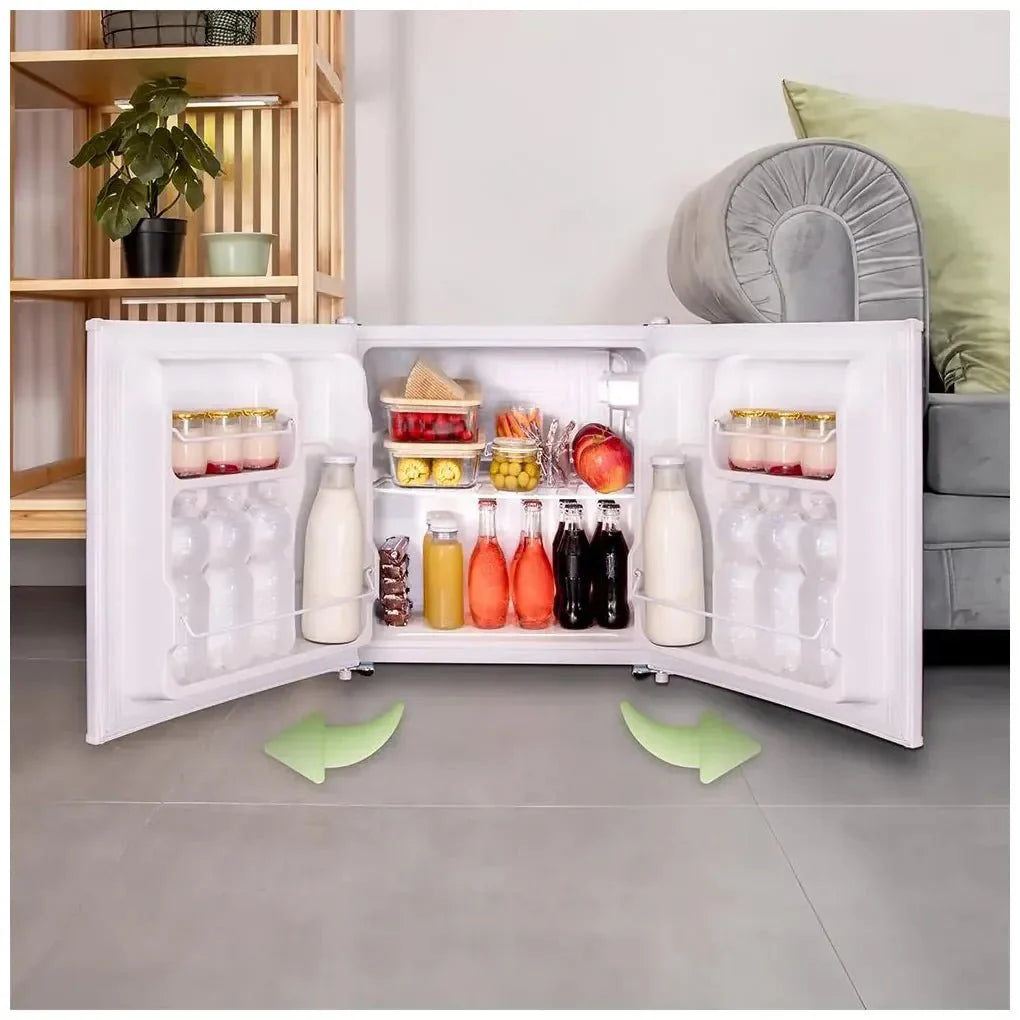 Mini Frigorífico Blanco 46L con Puerta Reversible y Eficiencia Energética E de Cecotec