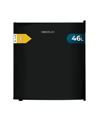 Mini Frigorífico Negro 46L, Acero Inoxidable, Eficiencia Energética Clase E de Cecotec