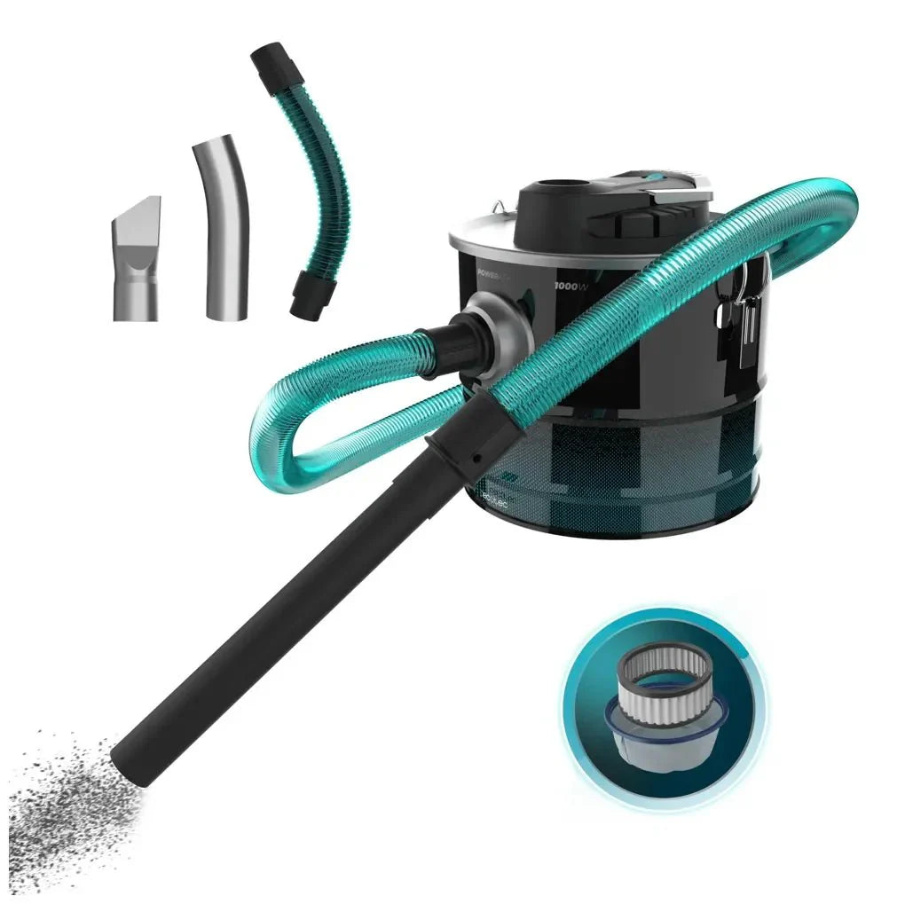 Aspirador de Cenizas 1000W: Limpieza Eficiente para Hogar y Exterior de Cecotec