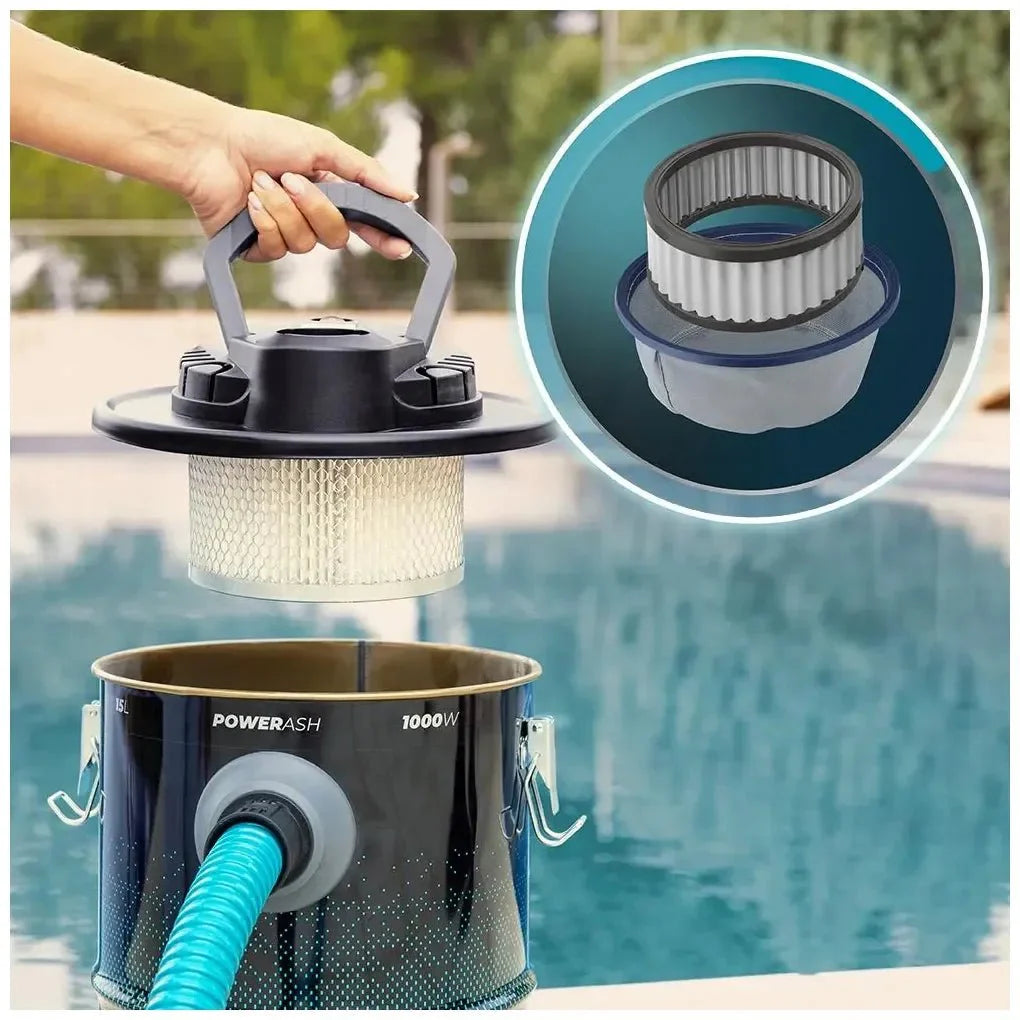 Aspirador de Cenizas 1000W: Limpieza Eficiente para Hogar y Exterior de Cecotec
