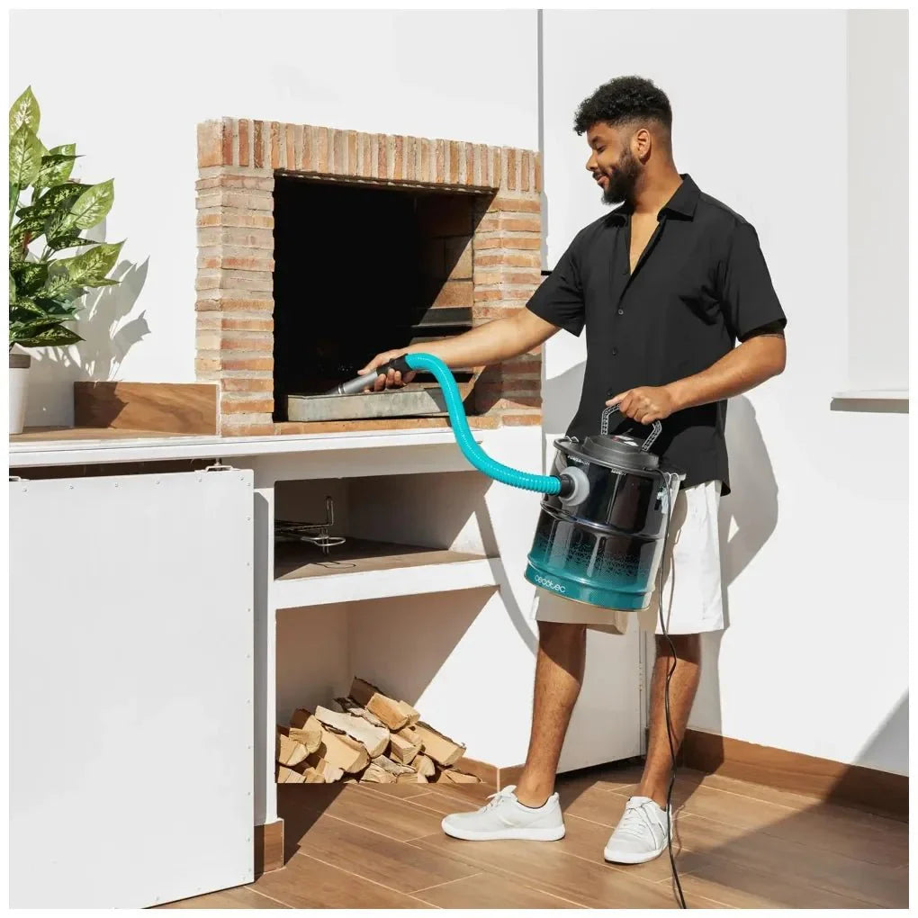 Aspirador de Cenizas 1200W: Limpieza Profunda para Estufas y Barbacoas de Cecotec