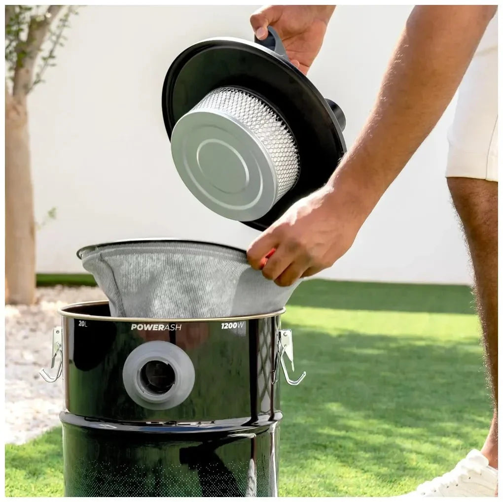 Aspirador de Cenizas 1200W: Limpieza Profunda para Estufas y Barbacoas de Cecotec