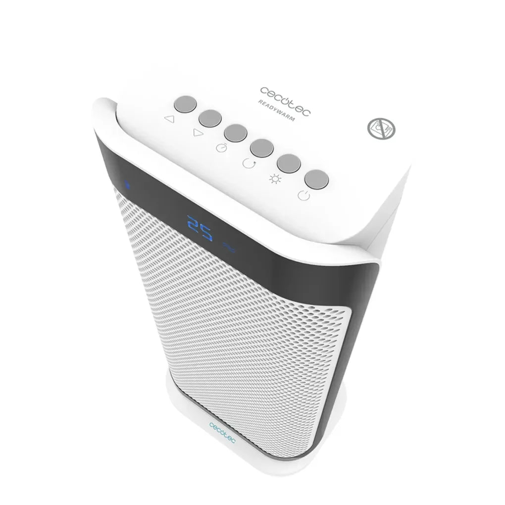 Calefactor Cerámico Inteligente 2000W con Pantalla LED y Seguridad Avanzada de Cecotec