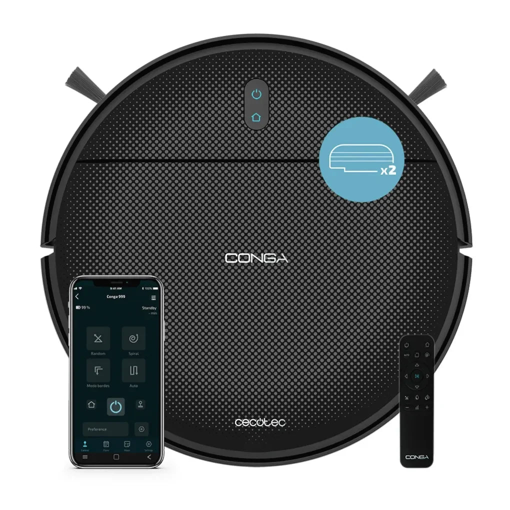 Robot Aspirador 5 en 1 con Navegación Reactiva y Alta Potencia de Succión de Cecotec