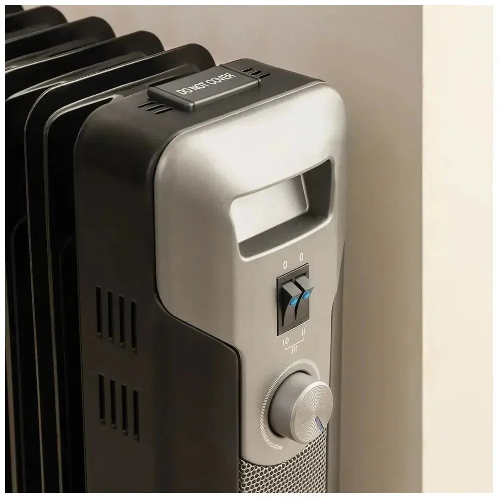 Radiador de Aceite 2000W ReadyWarm 9000: Calor Eficiente para Espacios de 20 m² de Cecotec