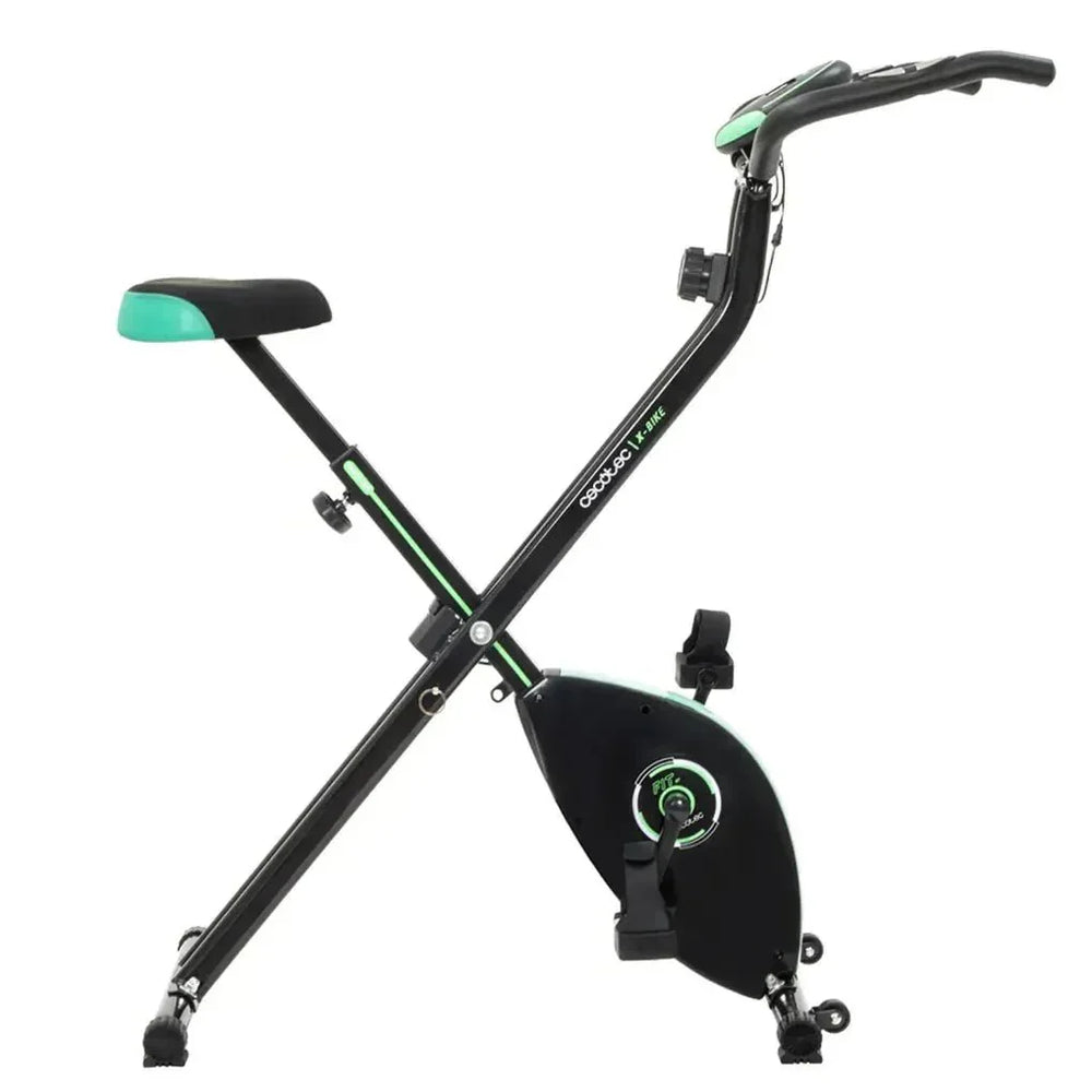 Bicicleta Estática Plegable X-Bike: Compacta, Silenciosa y Ergonómica para Casa de Cecotec