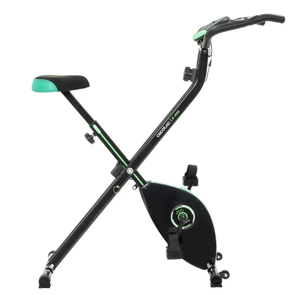 Bicicleta Estática Plegable X-Bike: Compacta, Silenciosa y Ergonómica para Casa de Cecotec