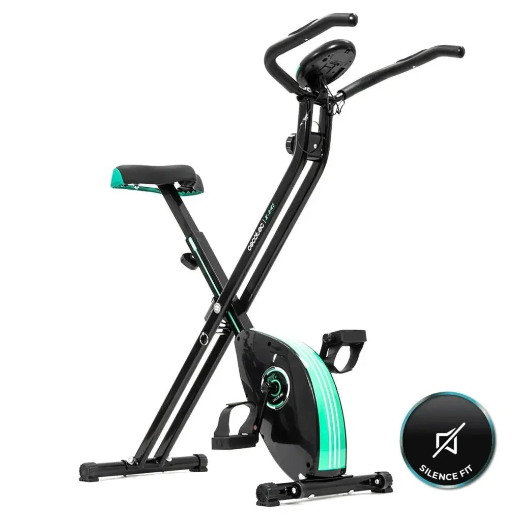 Bicicleta Estática Plegable X-Bike: Compacta, Silenciosa y Ergonómica para Casa de Cecotec