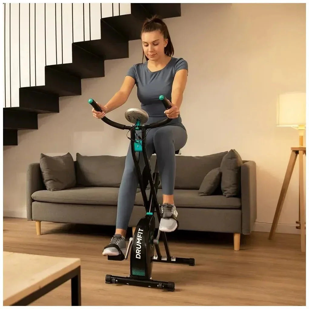 Bicicleta Estática Plegable DrumFit X-Bike Neo: Confort y Tecnología en Casa de Cecotec
