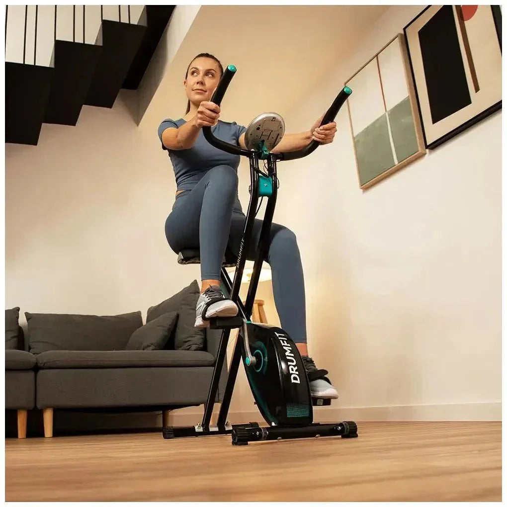 Bicicleta Estática Plegable DrumFit X-Bike Neo: Confort y Tecnología en Casa de Cecotec