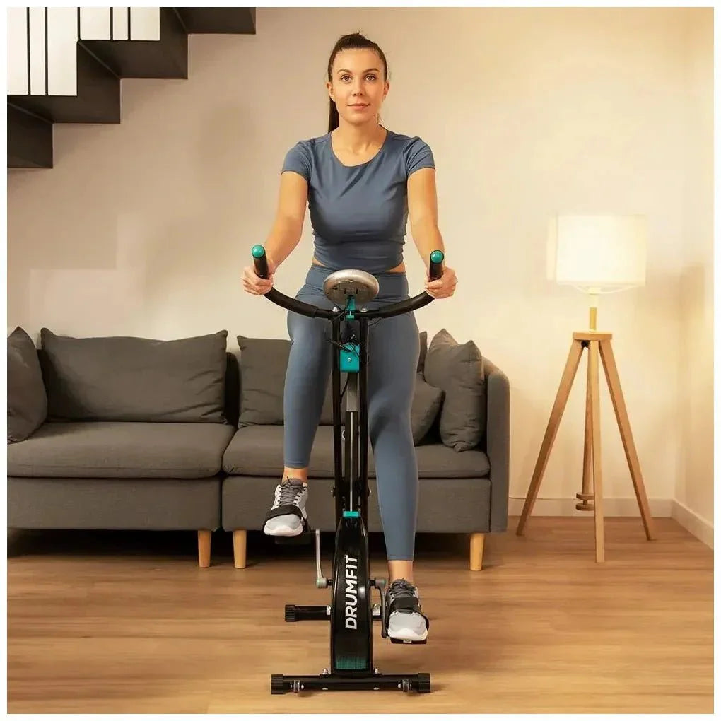 Bicicleta Estática Plegable DrumFit X-Bike Neo: Confort y Tecnología en Casa de Cecotec