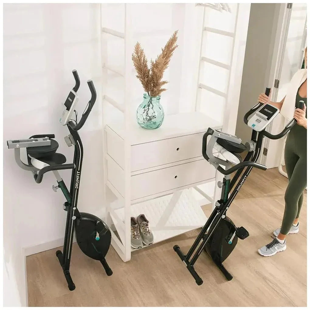 Bicicleta Estática Plegable DrumFit X-Bike Neo Pro: Confort y Tecnología Avanzada de Cecotec