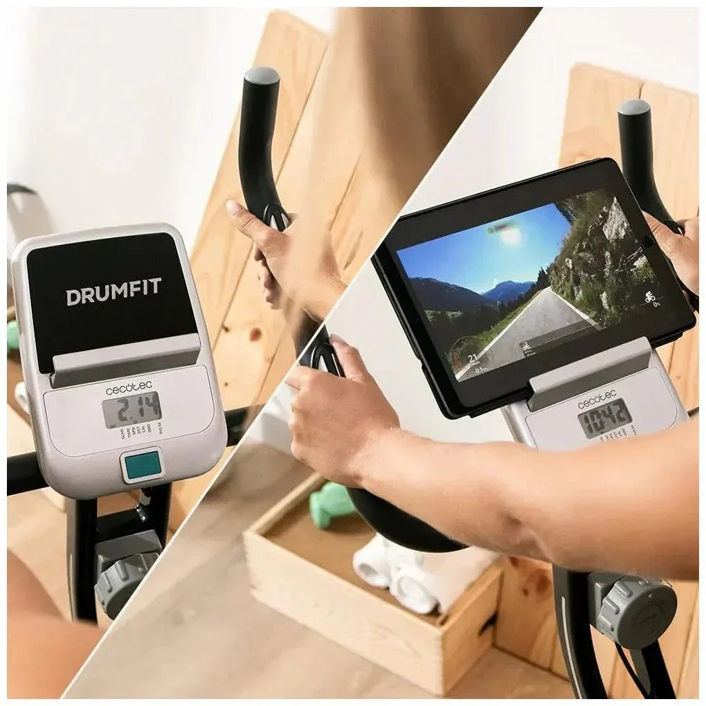 Bicicleta Estática Plegable DrumFit X-Bike Neo Pro: Confort y Tecnología Avanzada de Cecotec