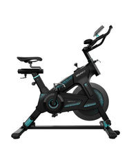 Bicicleta estaticaDrumFit 23000 Kosmos Pro UltraFlex con volante de 23 kg tecnología Dynamic Pro y pantalla LCD Cecotec