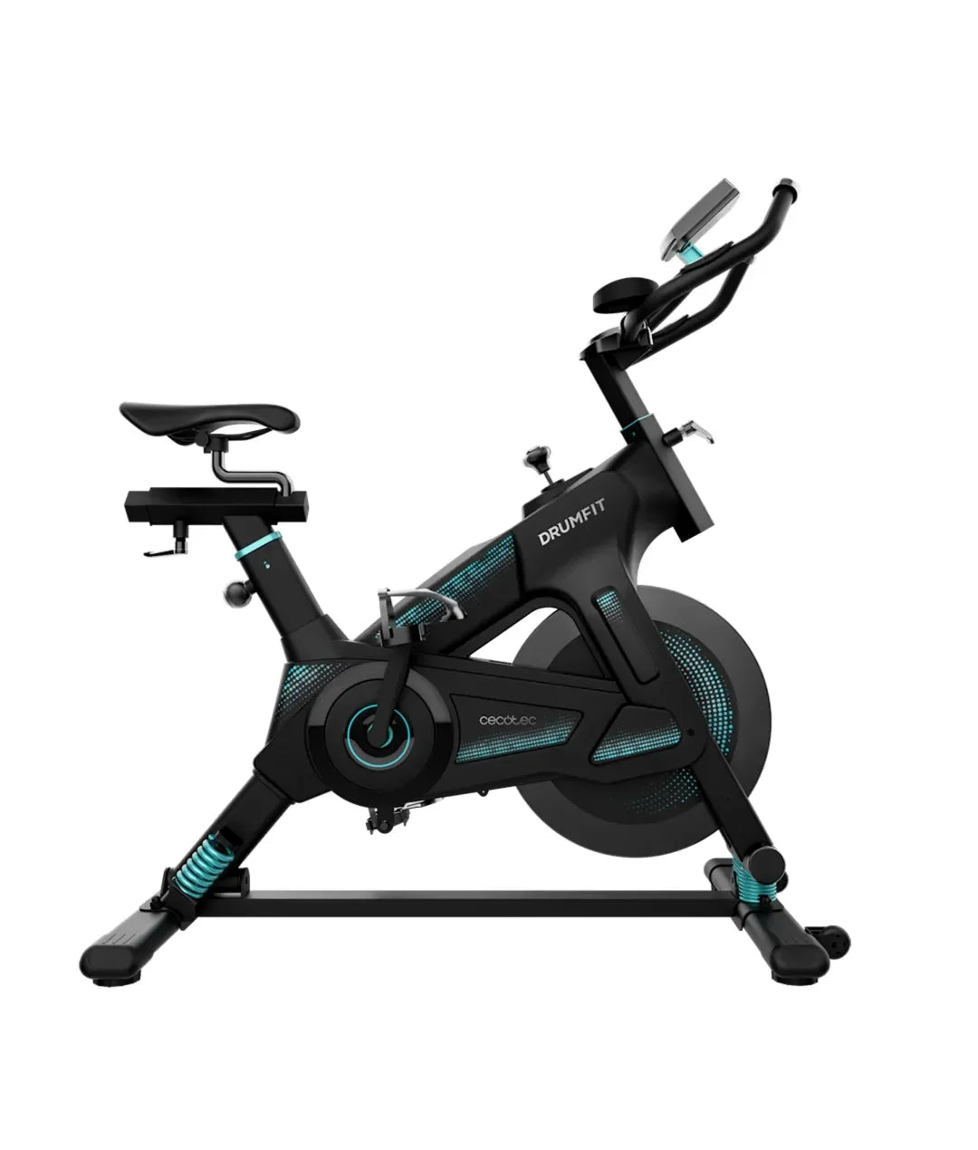 Bicicleta estaticaDrumFit 23000 Kosmos Pro UltraFlex con volante de 23 kg tecnología Dynamic Pro y pantalla LCD Cecotec