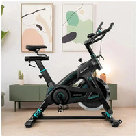 Bicicleta estaticaDrumFit 23000 Kosmos Pro UltraFlex con volante de 23 kg tecnología Dynamic Pro y pantalla LCD Cecotec