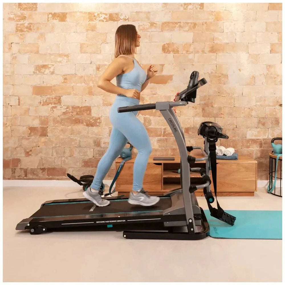 Cinta de Correr Plegable 1100W con Masaje y Entrenamiento Multifunción de Cecotec