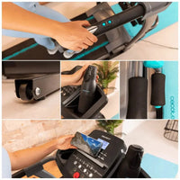 Cinta de Correr Plegable 1100W con Masaje y Entrenamiento Multifunción de Cecotec