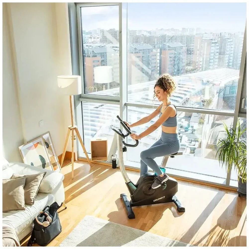Bicicleta Estática DrumFit Cycle 6000 Pegasus: Resistencia Magnética y Comodidad de Cecotec