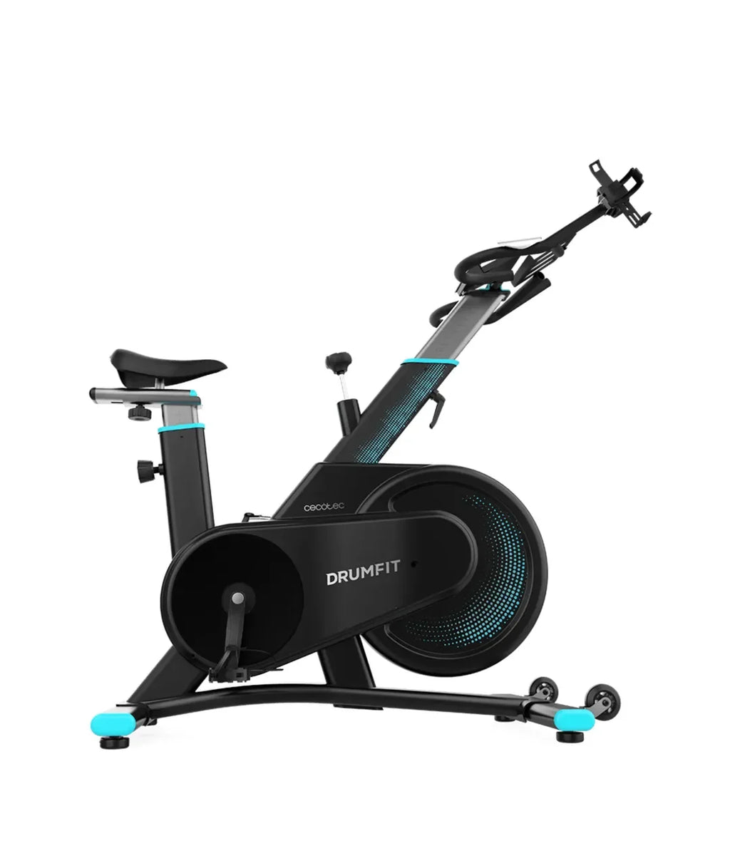 Bicicleta Estática Compacta y Silenciosa con Resistencia Magnética y LCD de Cecotec