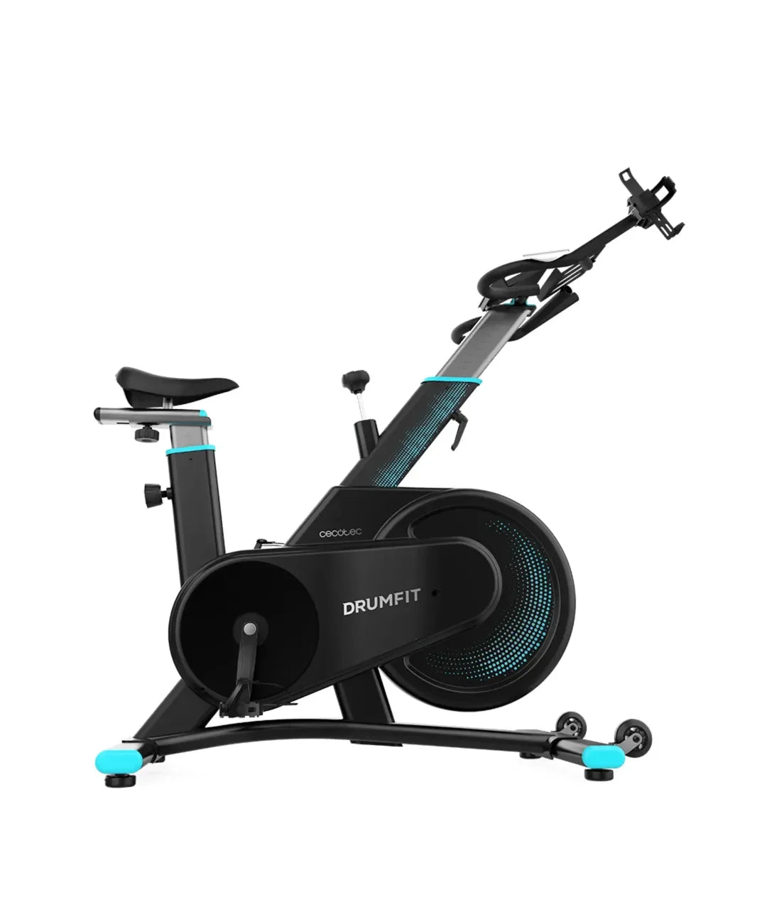 Bicicleta Estática Compacta y Silenciosa con Resistencia Magnética y LCD de Cecotec