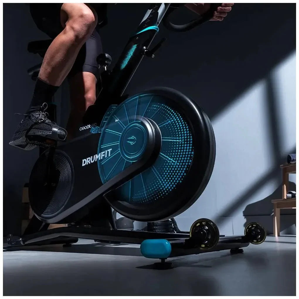 Bicicleta Estática Compacta y Silenciosa con Resistencia Magnética y LCD de Cecotec