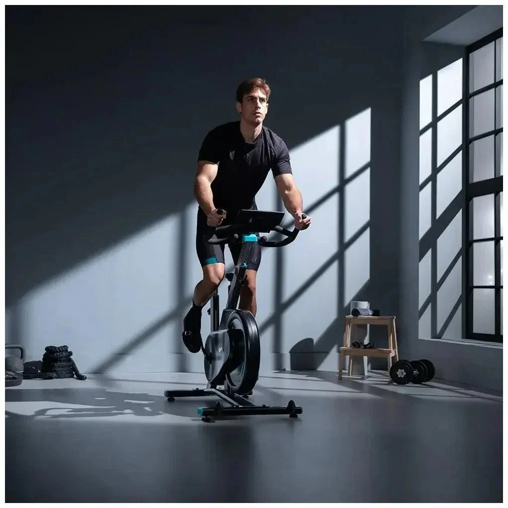 Bicicleta Estática Compacta y Silenciosa con Resistencia Magnética y LCD de Cecotec