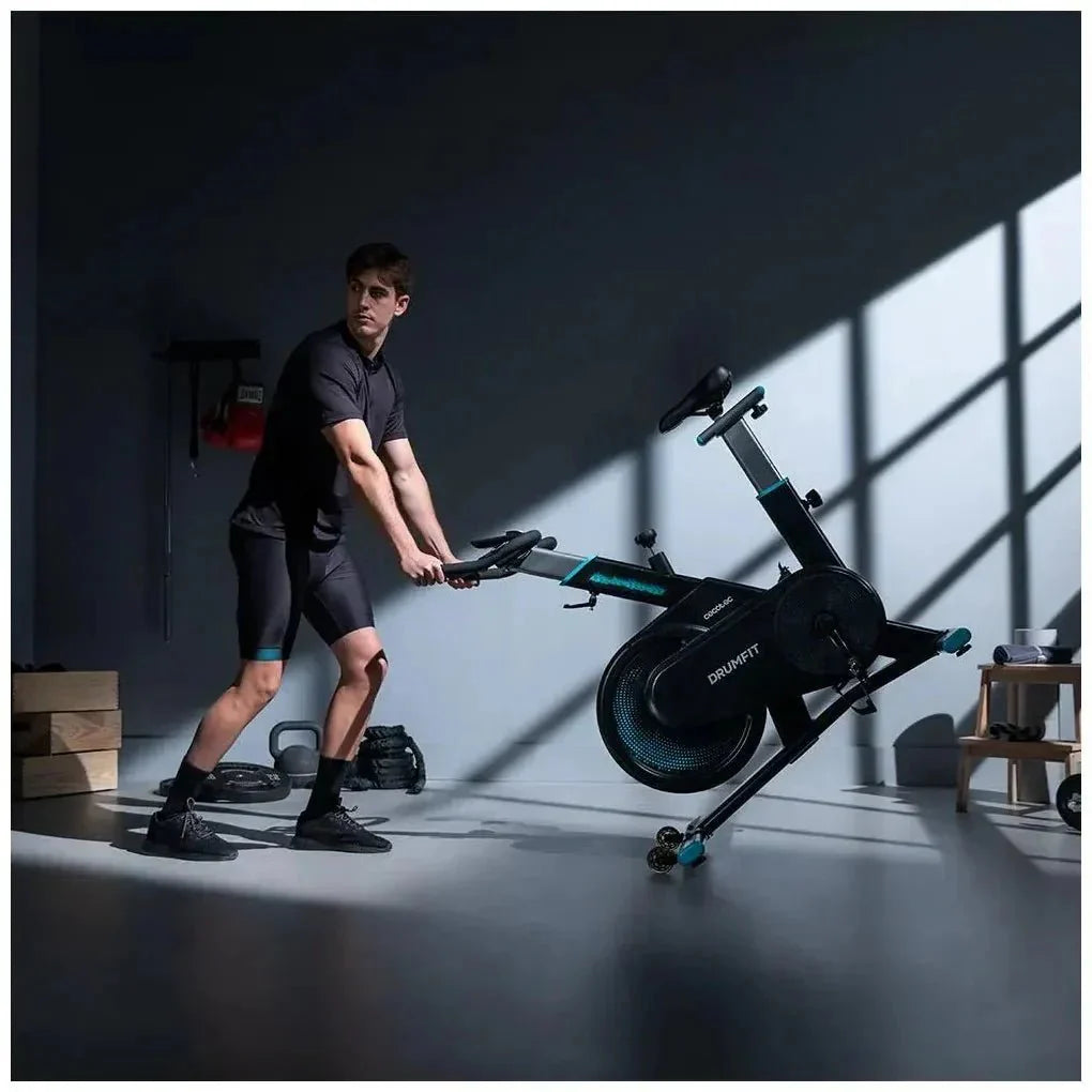 Bicicleta Estática Compacta y Silenciosa con Resistencia Magnética y LCD de Cecotec
