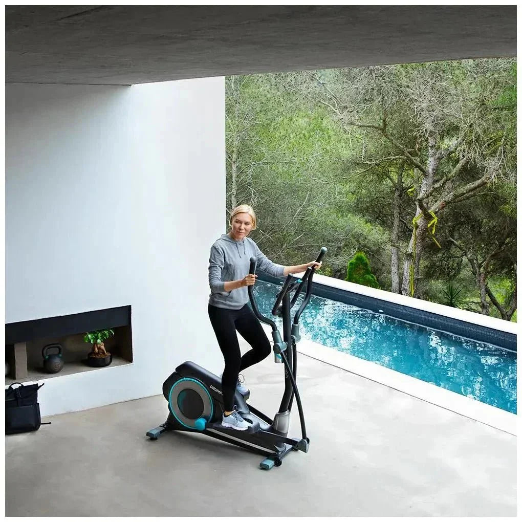 Bicicleta Elíptica DrumFit 9000 Eir Pro: Resistencia Magnética y Monitor LCD de Cecotec