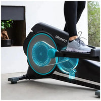 Bicicleta Elíptica DrumFit 9000 Eir Pro: Resistencia Magnética y Monitor LCD de Cecotec