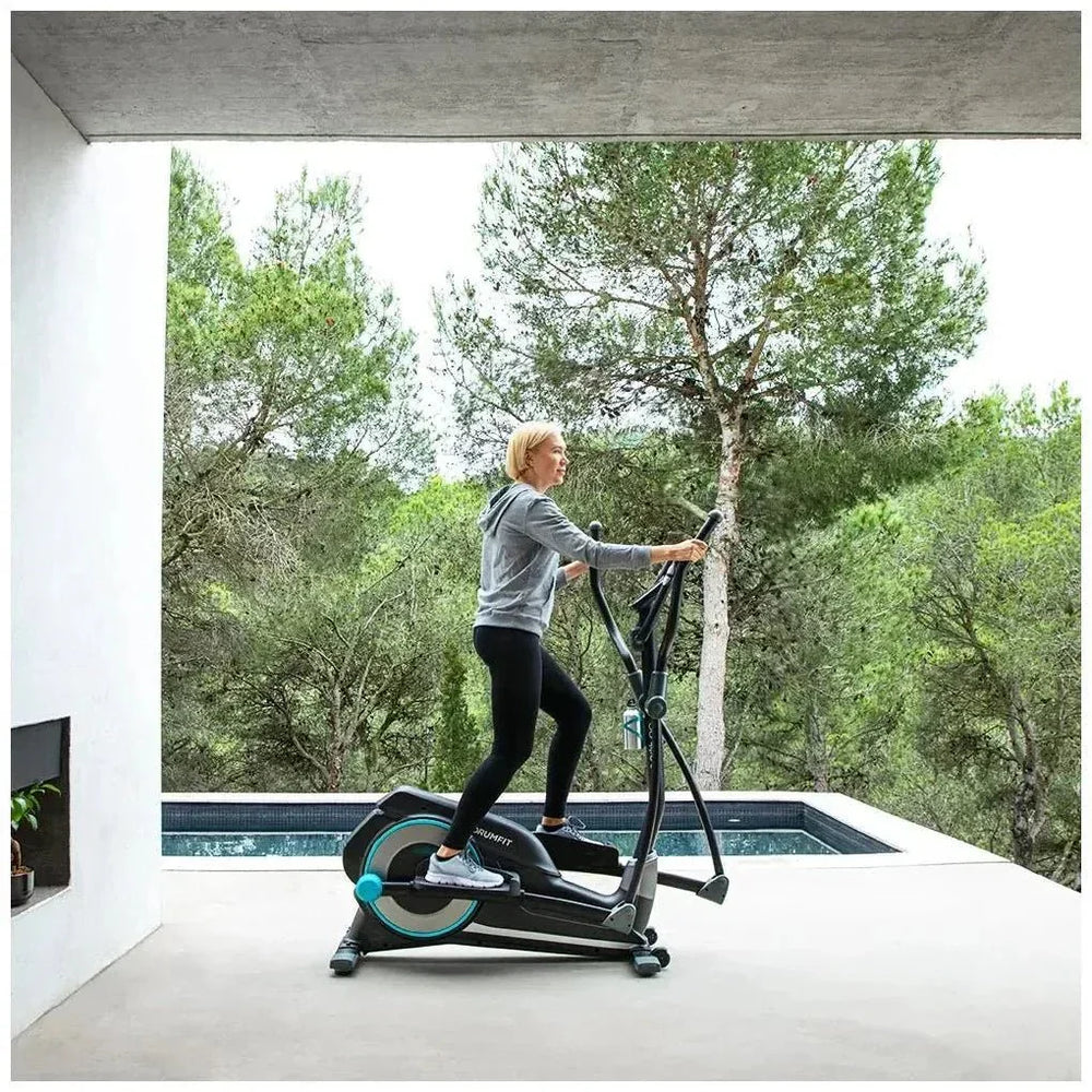 Bicicleta Elíptica DrumFit 9000 Eir Pro: Resistencia Magnética y Monitor LCD de Cecotec
