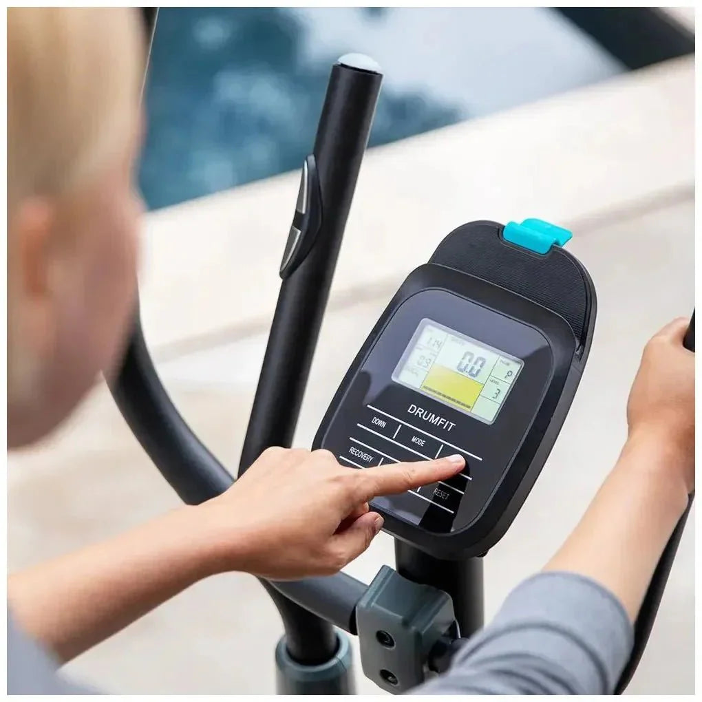 Bicicleta Elíptica DrumFit 9000 Eir Pro: Resistencia Magnética y Monitor LCD de Cecotec