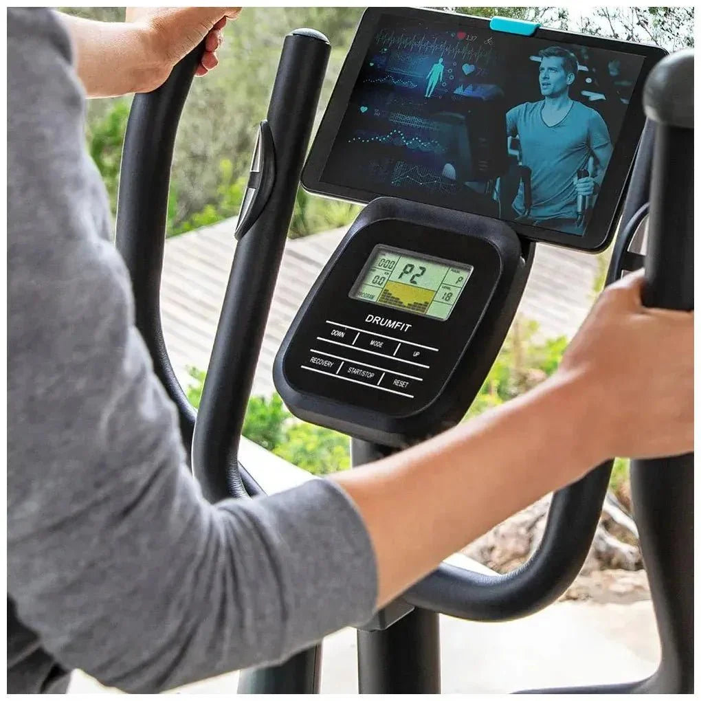 Bicicleta Elíptica DrumFit 9000 Eir Pro: Resistencia Magnética y Monitor LCD de Cecotec
