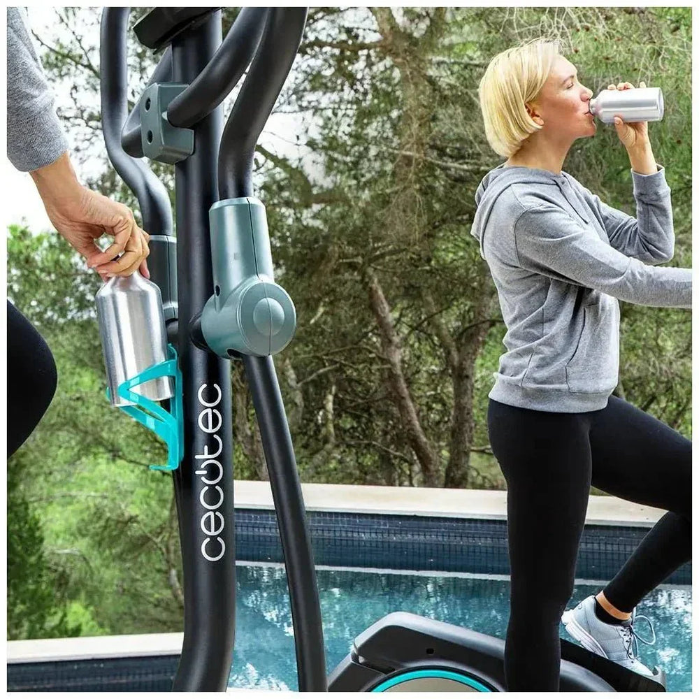 Bicicleta Elíptica DrumFit 9000 Eir Pro: Resistencia Magnética y Monitor LCD de Cecotec