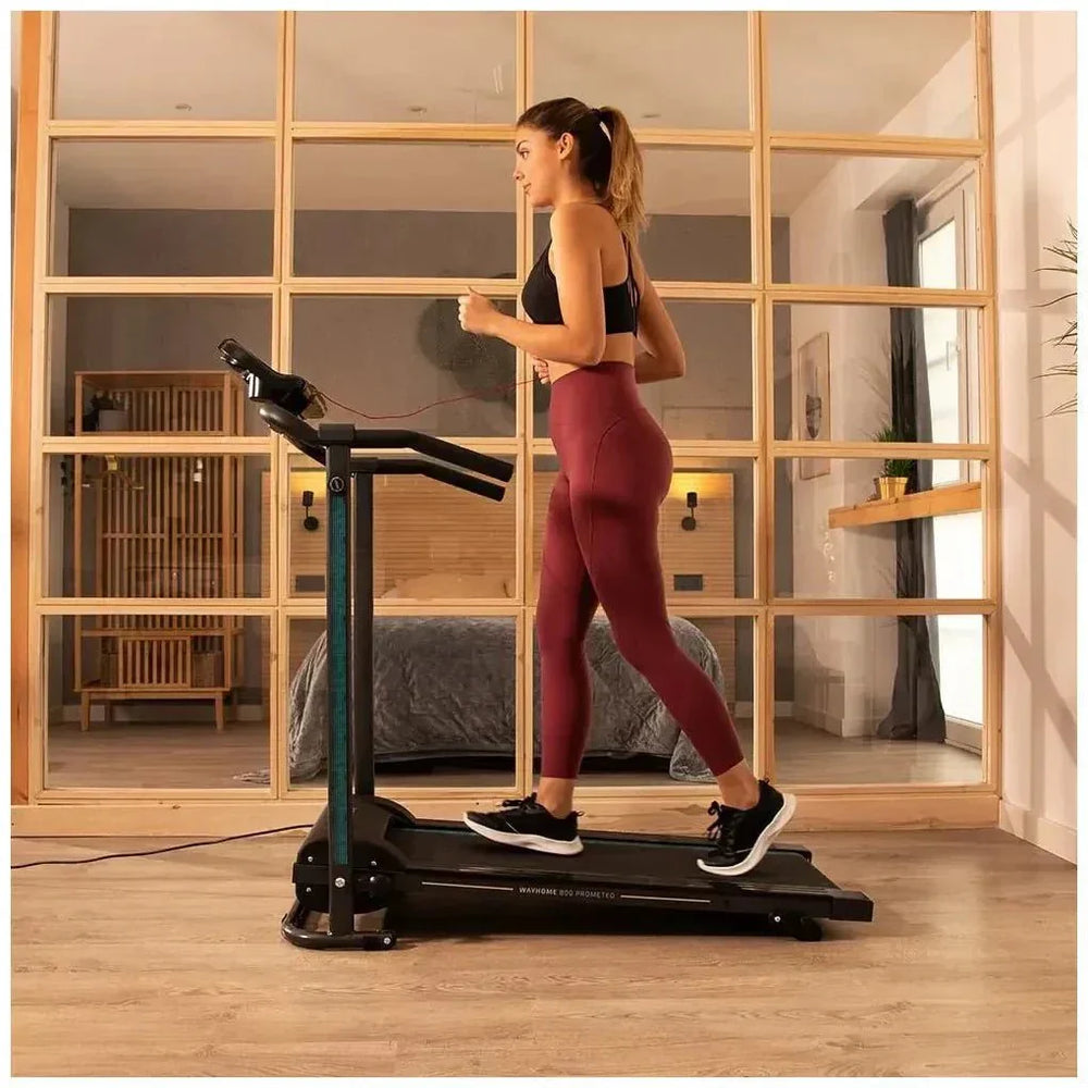Cinta de Andar Plegable 550W con 12 Programas y Panel LCD para Entrenamiento en Casa de Cecotec