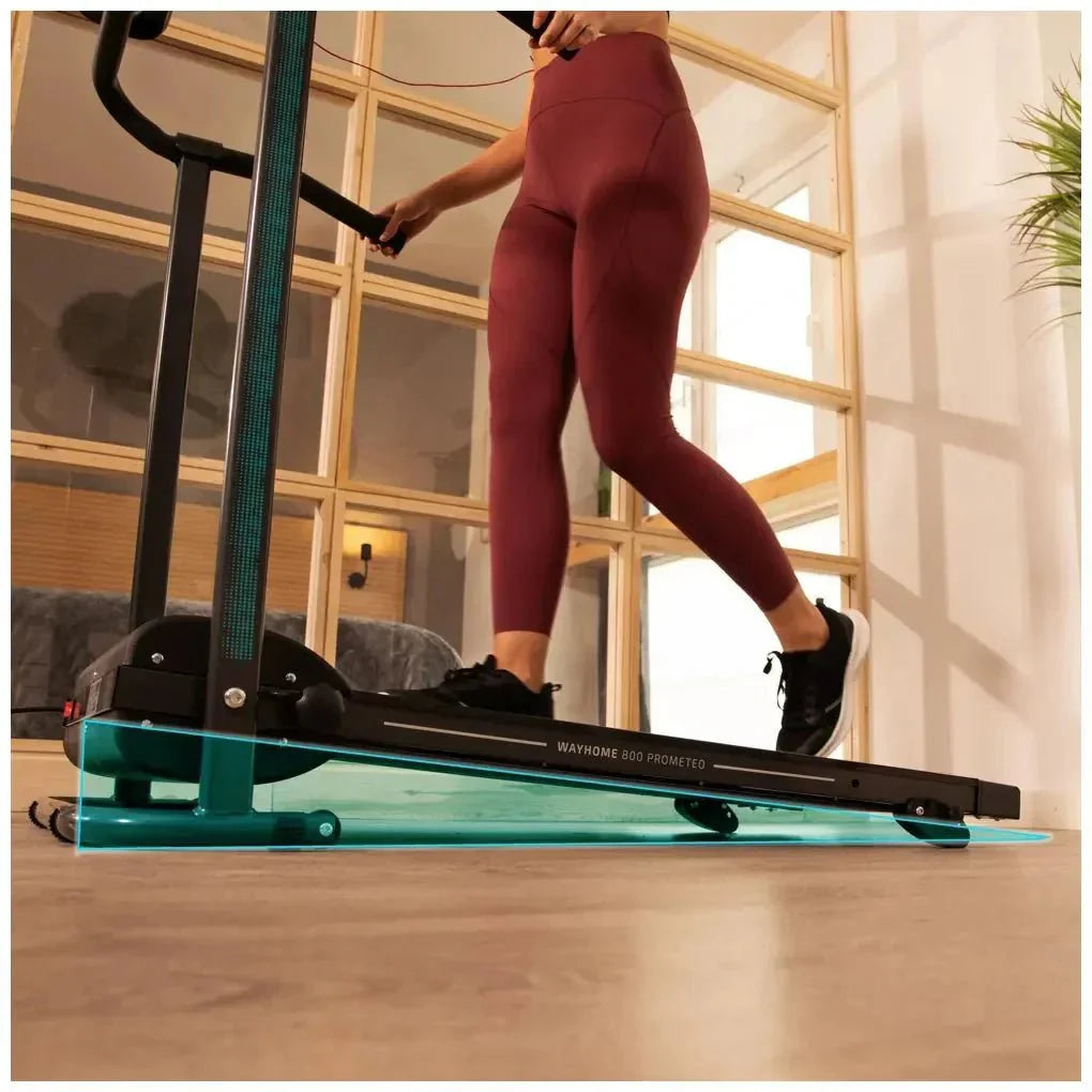 Cinta de Andar Plegable 550W con 12 Programas y Panel LCD para Entrenamiento en Casa de Cecotec
